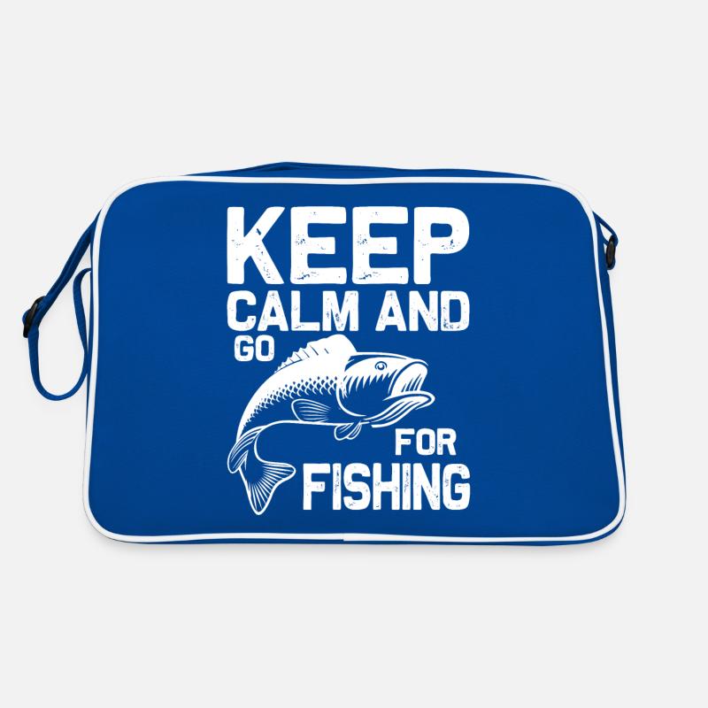Restez calme et allez pêcher - Sac Retro