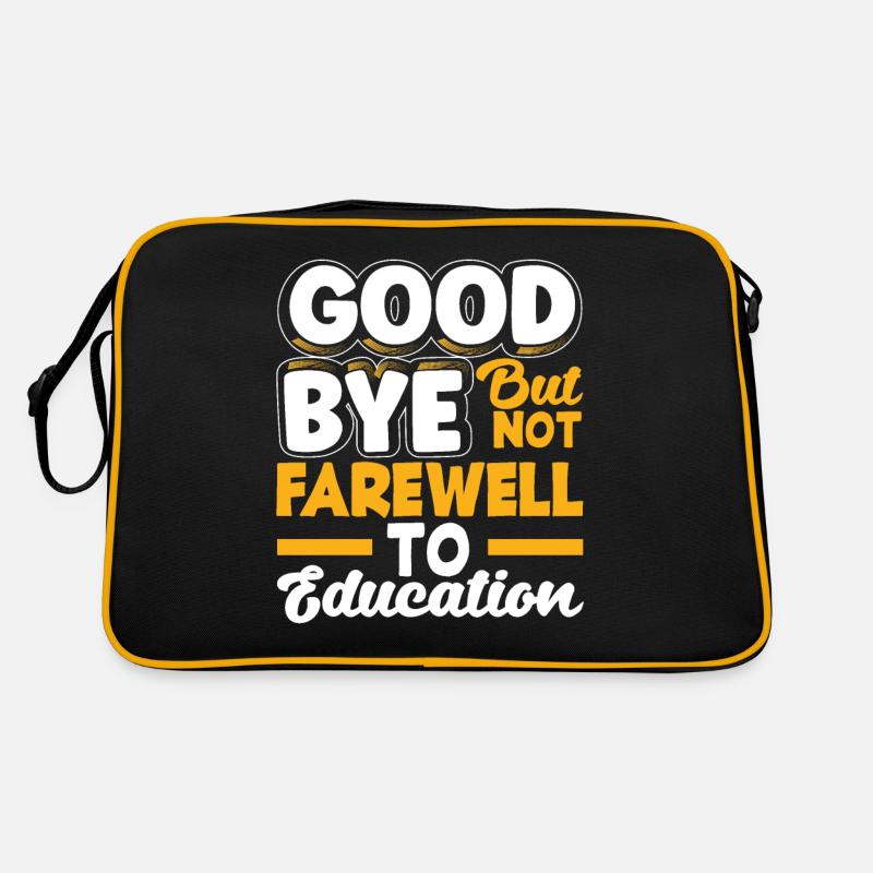 Adieu mais pas adieu à l’éducation Sac Retro