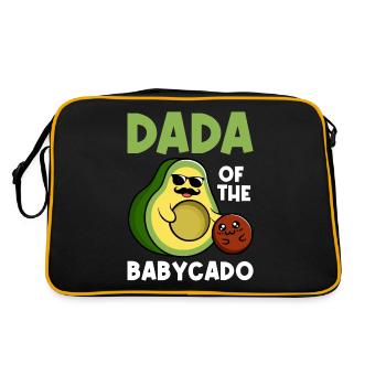Dada par Babycado Guacamole Avocat Lover - Sac Retro - noir/or - Dos