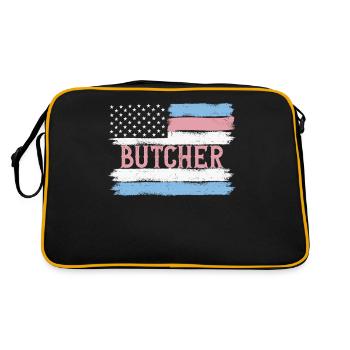 Idée cadeau du chef américain Pride Slaughter - Sac Retro - noir/or - Dos