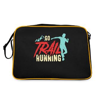 Trail Running Go Trail Running Marathoner Training - Retro Tasche - Schwarz/Gold - Hinten