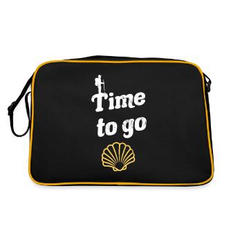 Camino de Santiago Camino de Santiago Pèlerins - Sac Retro - noir/or - Dos