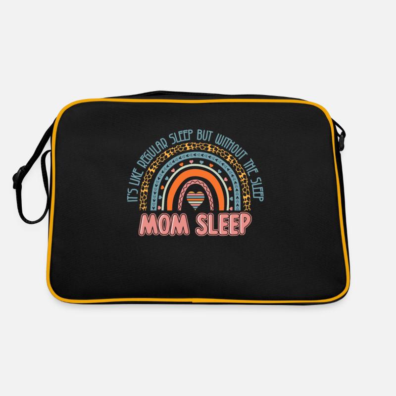 Support Sleep Deprived Mom - Mom Sleep for Mental Retro Tasche