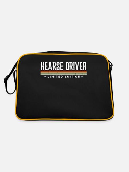 Hearse Driver Limited Edition - Retro Bag - black/gold - Back