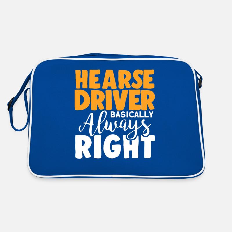 Hearse drivers are basically always right Retro Bag