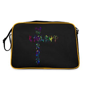 Paroles violentes - Sac Retro - noir/or - Dos