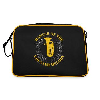 Euphonium Master Of The Counter Melody Lustiger - Sac Retro - noir/or - Dos