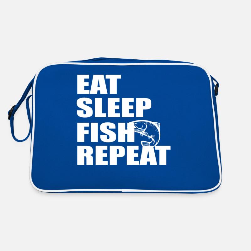 Manger dormir Poisson Répétition - Sac Retro