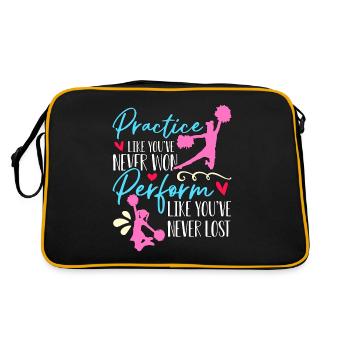 Pratique du cheerleading comme vous n’avez jamais applaudi - Sac Retro - noir/or - Dos