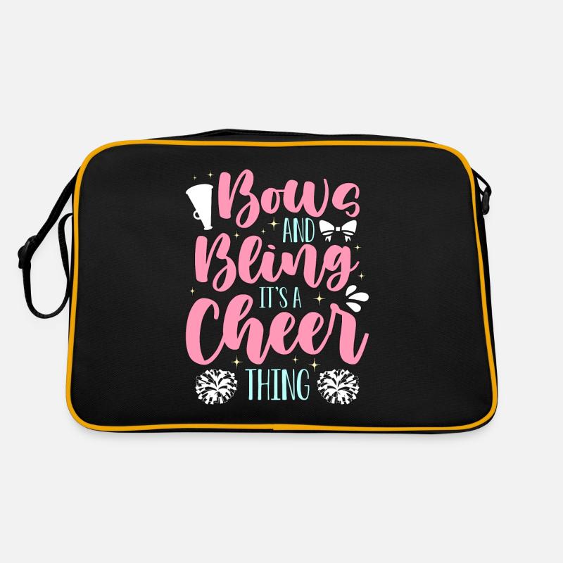 Cheerleading s’incline et bling c’est une acclamation Sac Retro