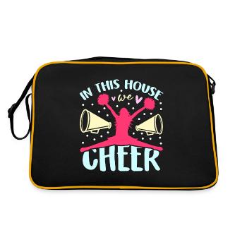Cheerleading In This House We Cheer Squad Dancer - Sac Retro - noir/or - Dos