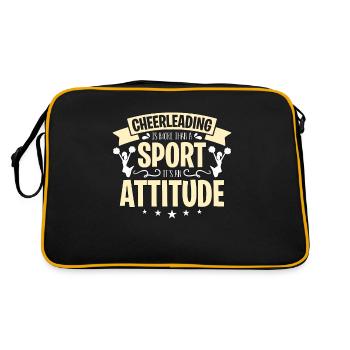 Le cheerleading est plus qu’une équipe d’encouragements - Sac Retro - noir/or - Dos