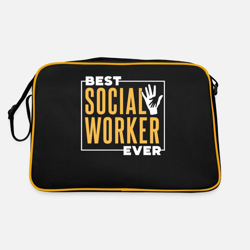 Best Social Worker Ever Social Work Retro Bag