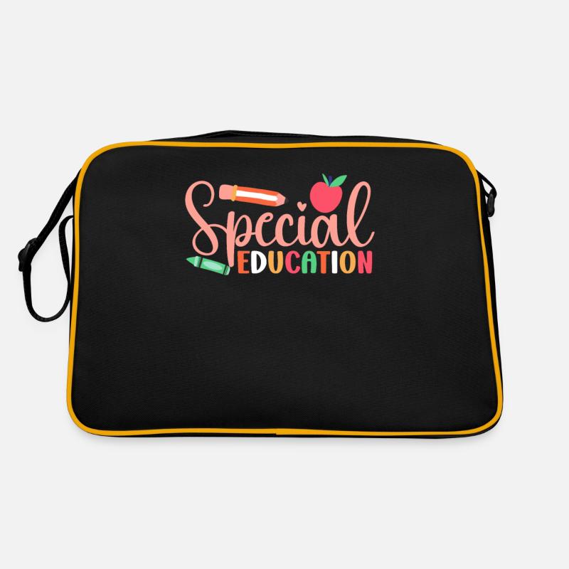 Sonderpädagogik Beruf Lehrer Sonderpädagoge Retro Tasche