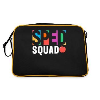 Special Education Team Teachers Special Education Profession - Retro Bag - black/gold - Back