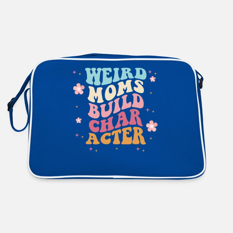 Une mère bizarre construit le caractère Sac Retro