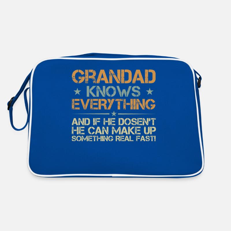 Grandad Knows Everything Retro Bag