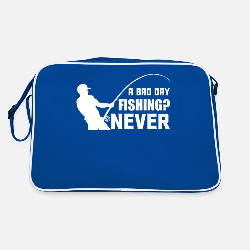 A bad day fishing is never - Retro Bag