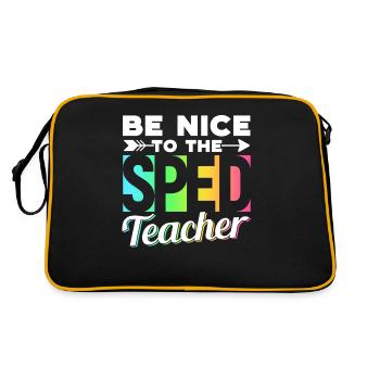 Soyez gentil avec l’éducation spécialisée des enseignants accélérés - Sac Retro - noir/or - Dos