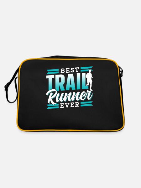 Meilleur coureur de trail de tous les temps Trail Run - Sac Retro - noir/or - Dos