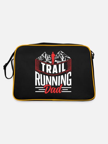 Trail Running Papa Runner Trail Running Race - Retro Bag - black/gold - Back