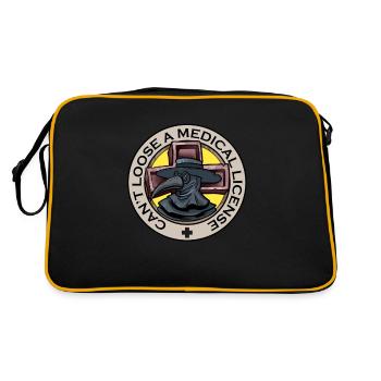Plague Doctor Outfit Plague Doctor Mask Medicines - Retro Bag - black/gold - Back