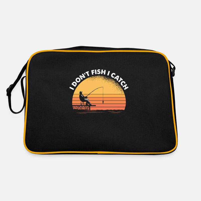 Je ne pêche pas J’attrape Je pêche drôle Sac Retro