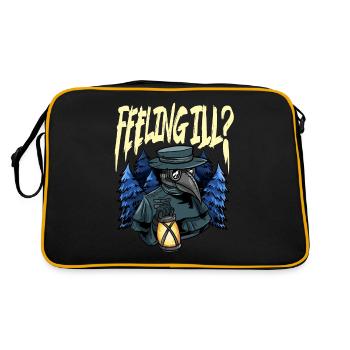 Plague Doctor Outfit Plague Doctor Mask Medicines - Retro Bag - black/gold - Back