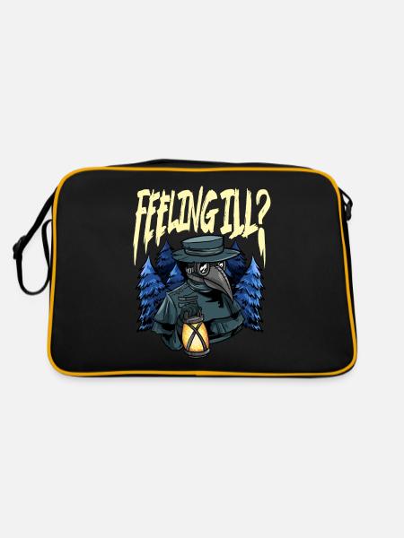 Plague Doctor Outfit Plague Doctor Mask Medicines - Retro Bag - black/gold - Back