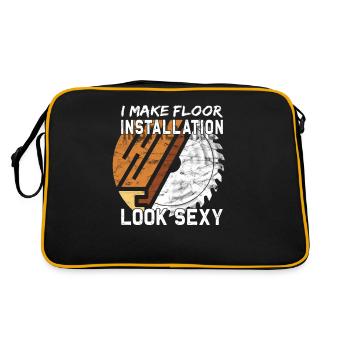 Flooring carpet installers - Retro Bag - black/gold - Back