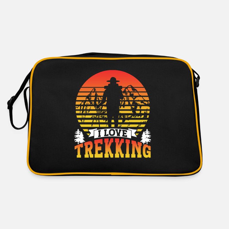 J’adore le trekking randonneurs Sac Retro