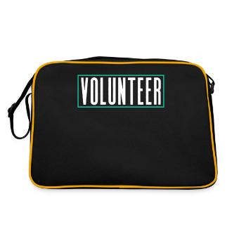 Voluntary Volunteering Voluntary - Retro Bag - black/gold - Back