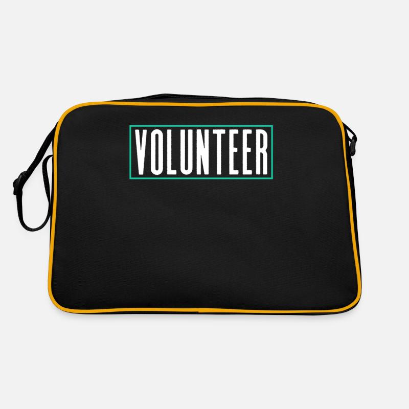 Freiwilliger Ehrenamtlicher Ehrenamt Freiwillig Retro Tasche