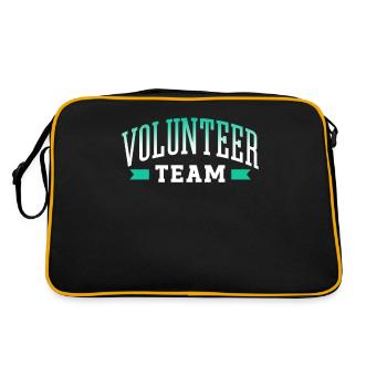 Volunteer Team Profession Volunteer Volunteer - Retro Bag - black/gold - Back