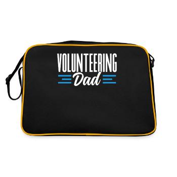 Volunteer father Voluntary Voluntary profession - Retro Bag - black/gold - Back