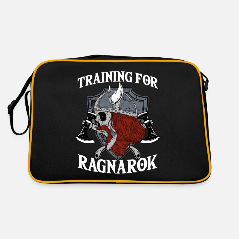 Training for Ragnarok I Nordic Viking Valhalla Retro Bag