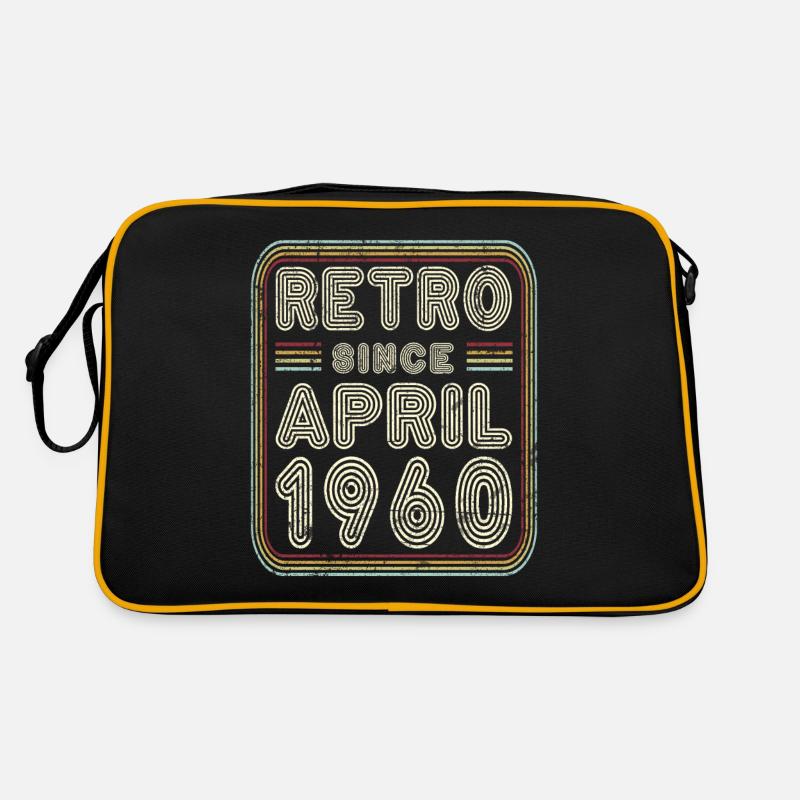 Birthday April 1960 Retro Gift Retro Bag