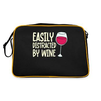 Distrait par les buveurs de vin - Sac Retro - noir/or - Dos