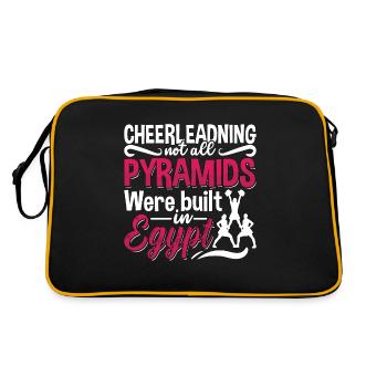 Cheerleading Toutes les pyramides n’ont pas été construites en acclamant - Sac Retro - noir/or - Dos