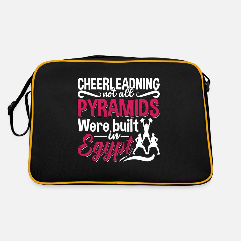 Cheerleading Not All Pyramids Were Built Cheering Retro Tasche