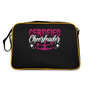 Cheerleading Certified Cheerleader Cheering Dancer - Sac Retro - noir/or - Dos