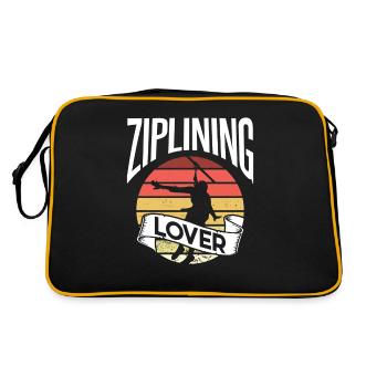 Ziplining Lovers Tyrolienne Sport Tyrolienne - Sac Retro - noir/or - Dos