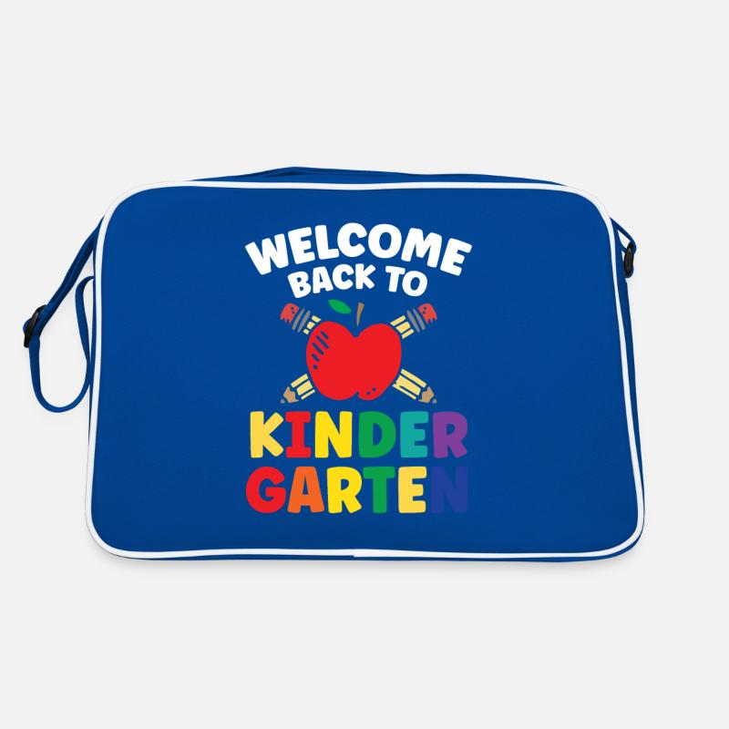 Willkommen Zurück Im Kindergarten Humor Kinder Süß Retro Tasche