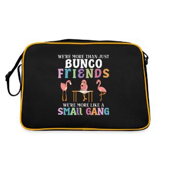 C’est drôle, nous sommes plus que de simples amis Bunco pour - Sac Retro - noir/or - Dos
