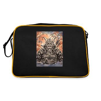 Bushido Japan Samurai Moralité et philosophie - Sac Retro - noir/or - Dos