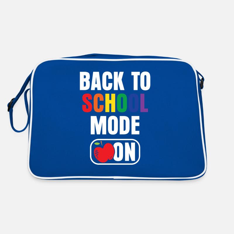 Schulanfang Modus Ein Schulstart Lehrer Schule Retro Tasche