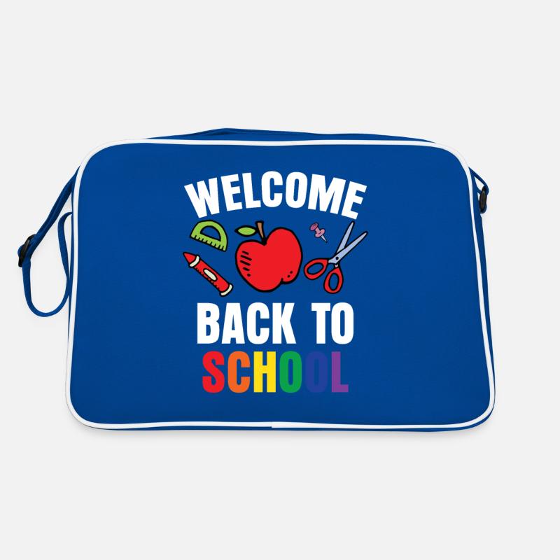 Bienvenue à la rentrée scolaire Enseignants Sac Retro