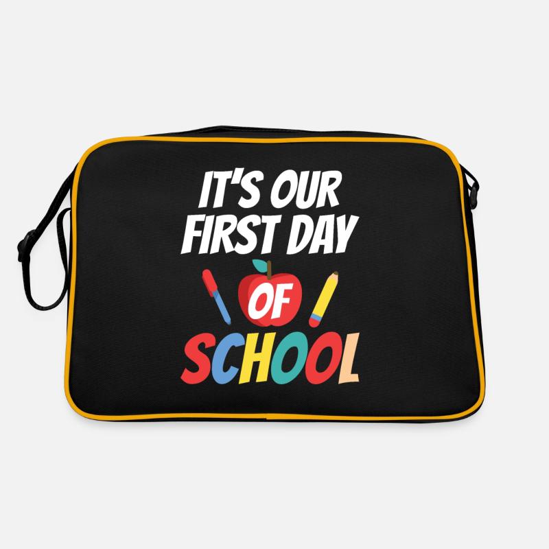C’est notre premier jour d’école School Start School Sac Retro