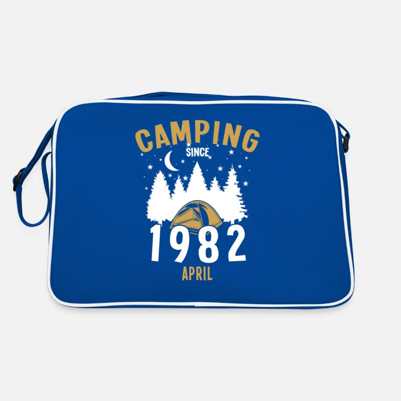 Anniversaire: Camping depuis avril 1982 Camping Sac Retro