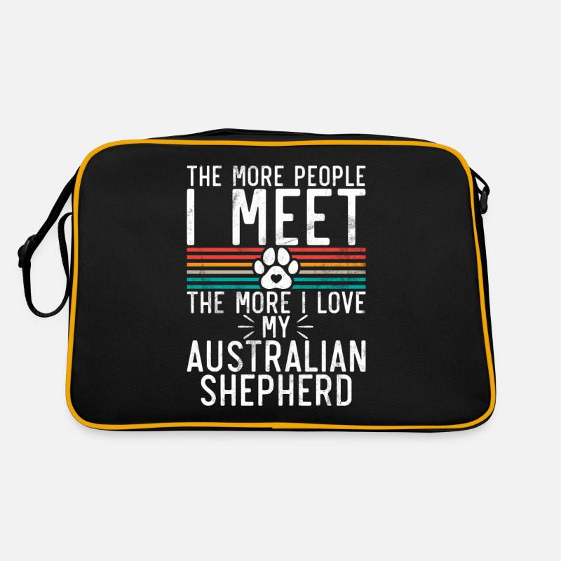 Australian Shepherd Gifts Retro Bag